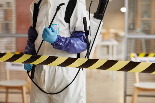 Professional Sewage Cleanup technician working in Independence, IA